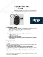 SunPlus 808 User Manual For YSB-006