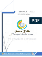 TSEAMCET-2022: Click Here To Download Other Syllabus PDF