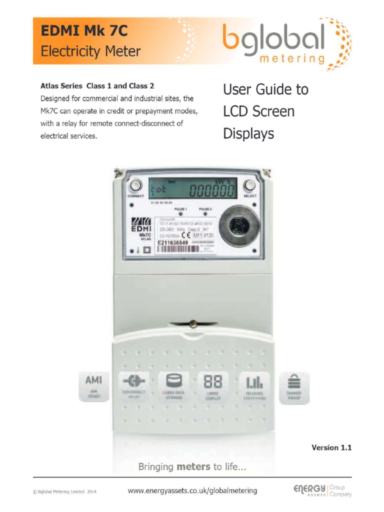 EDMI MK 7C Bglobal User Manual | PDF