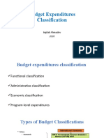 Budget Expenditures Classification: Ingilab Ahmadov