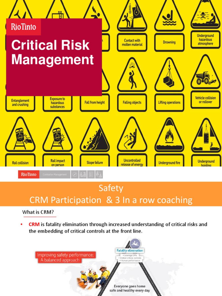 Critical Risk Management in Supervision | PDF | Customer Relationship ...