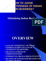 How To Judge Competitiveness of Indian Agri-Business?