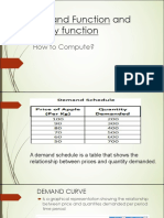 Demand Function PDF