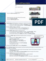 Will be doing and will have done - Future continuous and future perfect tenses