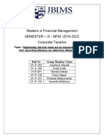 Group 5 - Corporate Tax - MFM - Depressing, But True Taxes Are On Everyone's Mind Almost