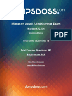 Microsoft Azure Administrator Exam: Microsoft AZ-104 Version Demo