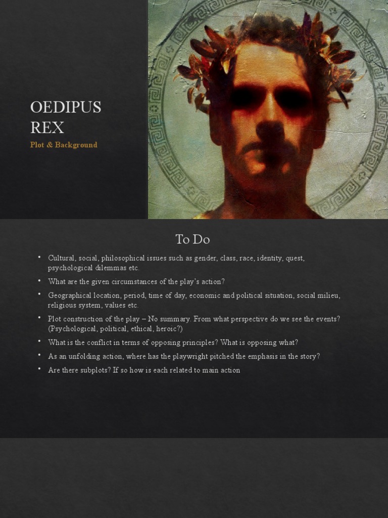 Oedipus Rex PDF Sophocles Theban Mythology