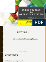 Lecture-1-Introduction To OS