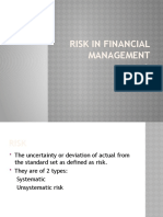 Risk in Financial Management
