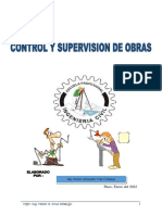 Control y Supervision de Obras.