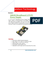 Datasheet Breadboard Power Supply