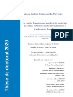 Le Contrôle de Gestion Dans Les Collectivités Territoriales en Contexte Austeritaire Modele de Transformation