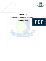 Grade 3 Revision Booklet Answers Connect Plus: Egyptian Virtual School (EVS)