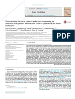 Characterizing European Cultural Landscapes: Accounting For Structure, Management Intensity and Value of Agricultural and Forest Landscapes