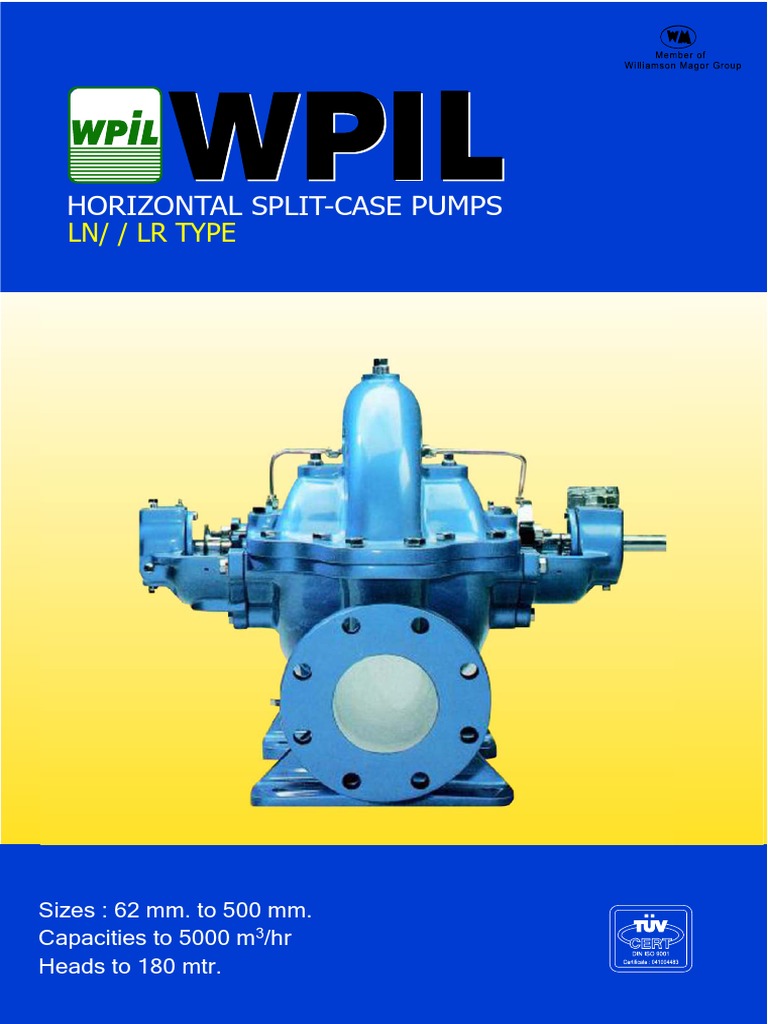 WPIL LR-LN Split Casing Pump | PDF | Pump | Applied And ...