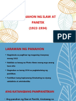 Panahon NG Ilaw at Panitik