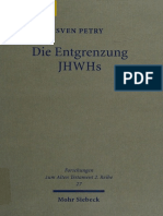 Die Entgrenzung JHWHS: Monolatrie, Bilderverbot Und Monotheismus Im Deuteronomium, in Deuterojesaja Und Im Ezechielbuch