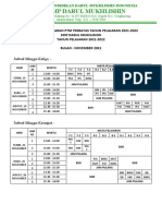 Jadwal PTM SMP