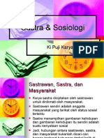 Sastra Dan Sosiologi