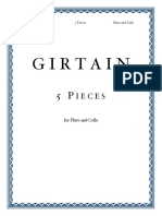 Girtain - 5 Pieces For Flute and Cello