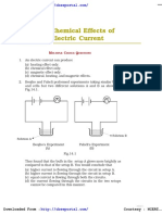 Chemical Effects of Electric Current: C E E C