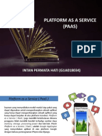 Platform As A Service (PAAS) : Intan Permata Hati (G1A018034)