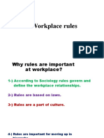 Workplace Rules