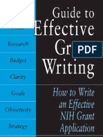 Guide To Effective Grant Writing