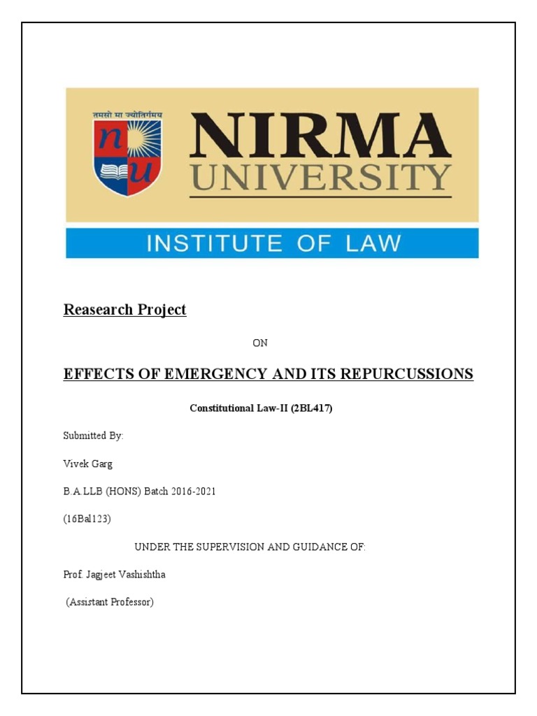 Constitution Research Paper PDF Supreme Court Of India