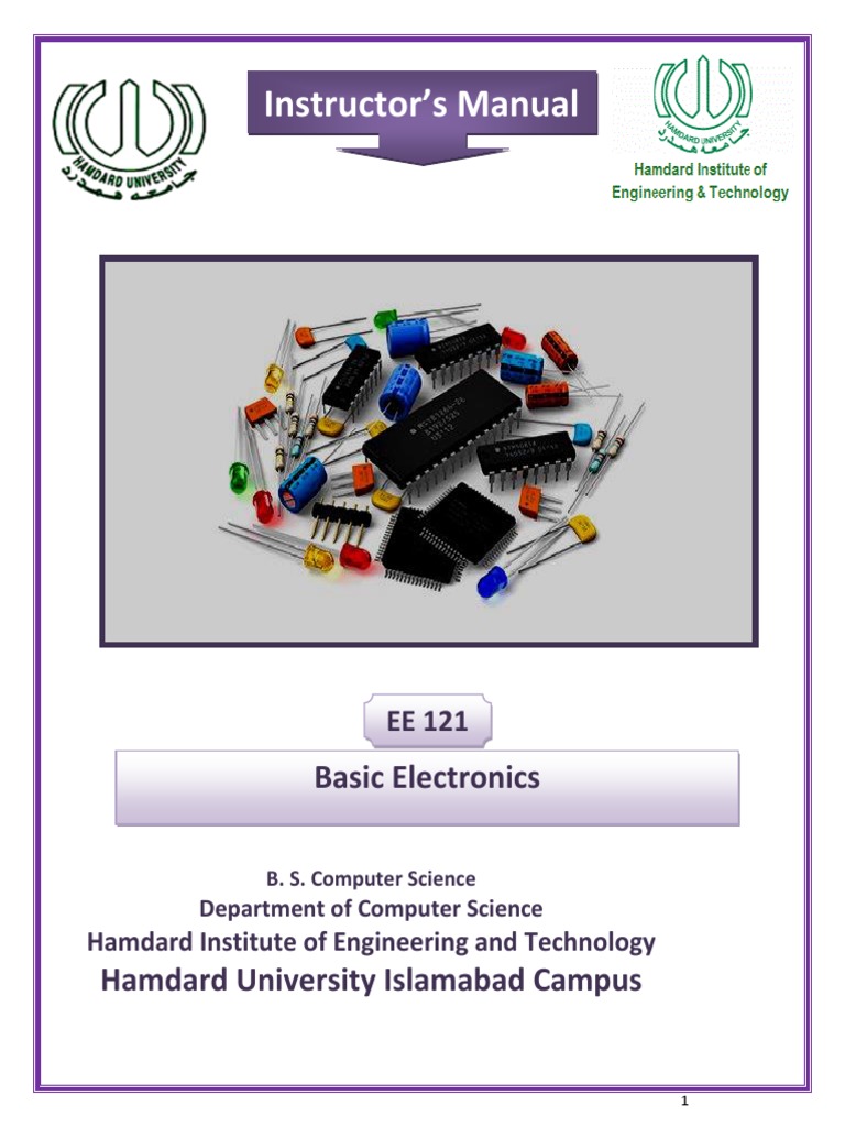 Basic Electronics (Lab Manual) Circuit Diagram