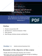 Algorithmic and Advanced Programming in Python - Syllabus in Computer Science, Decision Making & Data - Masterclass 3
