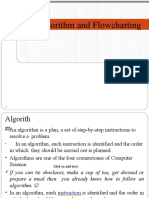 Algorithm and Flowcharting