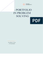 E-Portfolio in Problem Solving: 01/15/2021 Mathematics 4