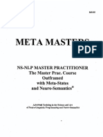 NLP Meta Masters NS NLP Master Practitioner Course - Michael Hall