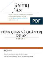 Chương 1 - Tổng quan về quản trị dự án.SV