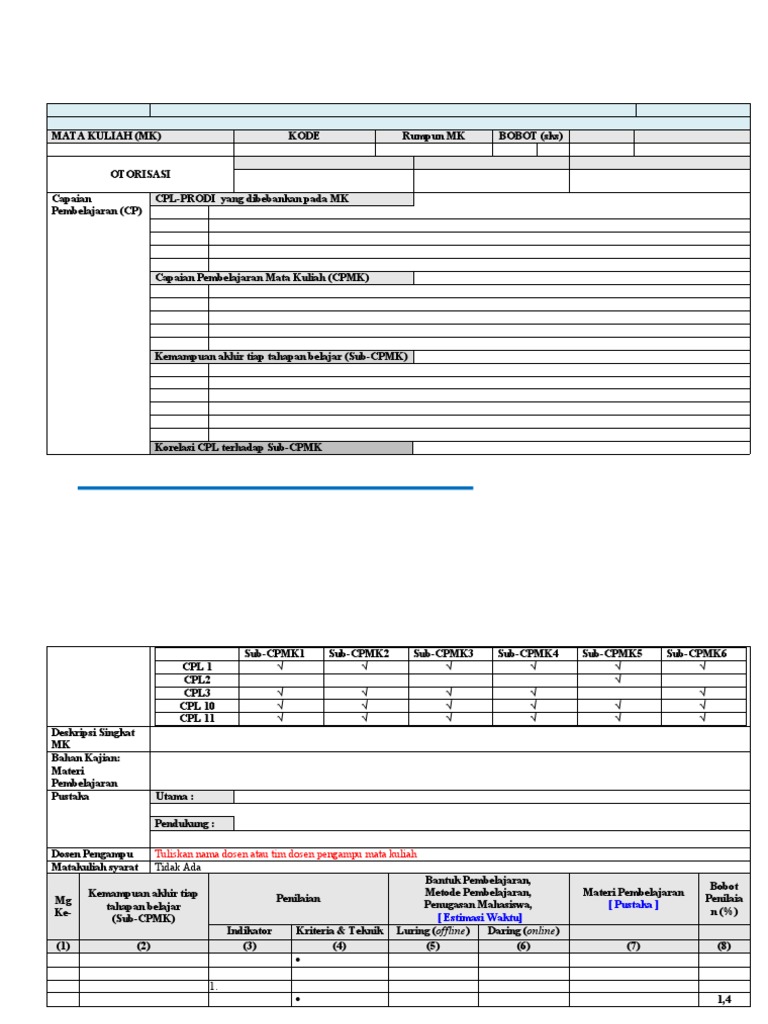 Template RPS PDF