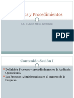 PTT. 3 Procesos y Procedimientos Sesión I