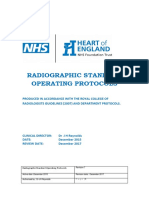 Radiographic Standard Operating Protocols