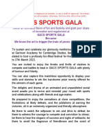 Content for Website Regarding GACS Sports Gala 2022