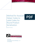 Method For Associating Helper Codes To Label Codes For Round Product Serialization