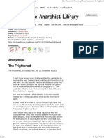 The Frightened (Anonymous) - The Anarchist Library