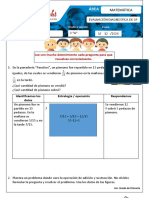 3P - Prueba Diagnostica - Matematica