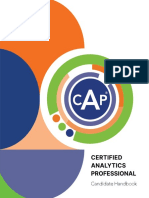 Certified Analytics Professional: Candidate Handbook