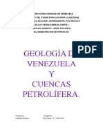 Geologia. Cuenca Petrolífera. Rosa