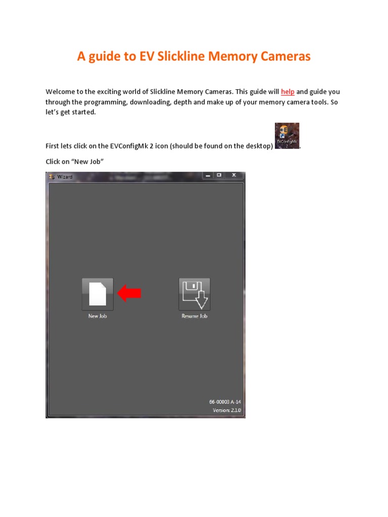 A Guide To EV Slickline Memory Cameras PDF Icon Camera
