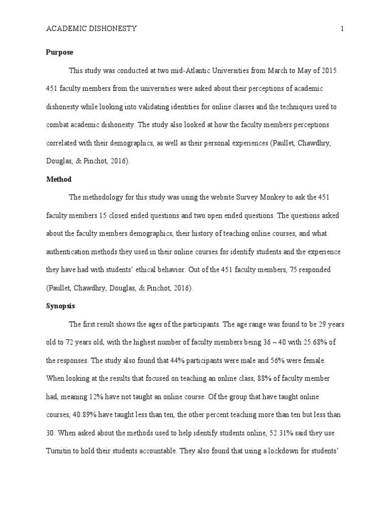 Faculty Insights on Online Cheating | PDF | Academic Dishonesty ...