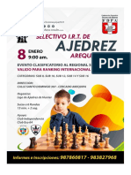 Campeonato Selectivo Regional de Ajedrez 2022