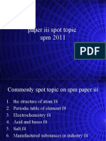 Prediction of SPM Topic Paper III General Topic 2011