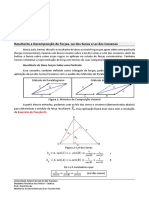 Forças Resultantes: Leis dos Senos e Cossenos