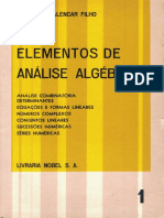 Elementos de Análise Algébrica Vol. 1